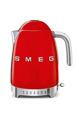 Smeg KLF04RDEU Retro Kırmızı Isı Ayarlı 2400 Watt 1.7 Litre Çelik Kettle