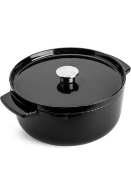 Kitchenaid CC006061 Döküm Demir Tencere 26 cmOnyx Siyah