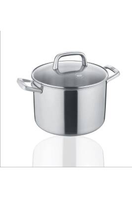 Berndes 99214 Tricion Pro Paslanmaz Çelik Tencere Cam Kapaklı 24 cm