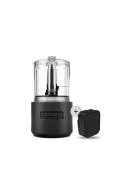 KitchenAid 5KFCR531BM Go Kablosuz Serisi Mini Mutfak Robotu Bataryalı