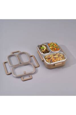 Aryıldız 153AR262214 Bento Lunch Box Haki 3 Bölmeli