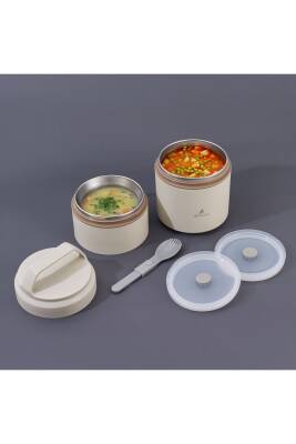 Aryıldız 153AR262269 Bento Lunch Box Katlı Bej 1200ml