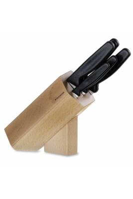 Victorinox VT 5.1183.51.1  Siyah Bıçak Ahşap Blok Set 5'li