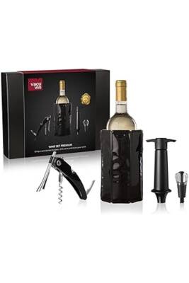 Vacu Vin 3890460 Şarap Seti Premium 4 Parça Hediye Kutulu