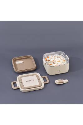 Aryıldız 153AR262085 Bento Lunch Box Kare Bej 700 ml