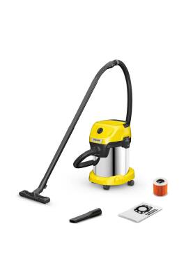 Karcher 1.628-135.0 S V-17/4/20 (YSY) WD 3 EU ÇELİK KAZAN ISLAK KURU ELEKTRİKLİ SÜPÜRGE