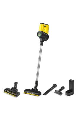 Karcher 1.198-662.0 VC 6 OURFAMILY DİKEY ELEKTRİKLİ SÜPÜRGE LİMİTED EDİTİON - SARI SOFTROLLER BAŞLIK