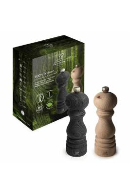 Peugeot 097SCR41854 Nature Duo Karabiber Ve Tuz Değirmeni 18 Cm
