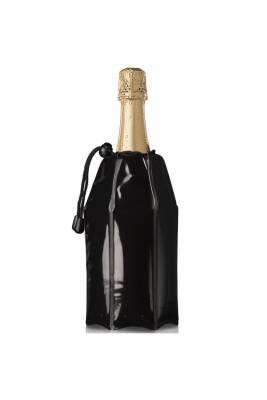 Vacu Vin 38856606 Aktif Şampanya Soğutucu Siyah