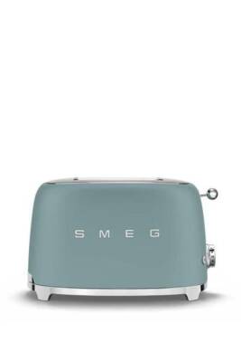 Smeg TSF01EGMEU 50's Style 1X2 Zümrüt Yeşil Ekmek Kızartma Makinesi
