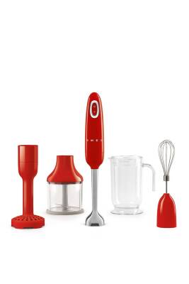 Smeg HBF22RDEU Standart 50's Style Kırmızı El Blender Seti