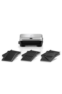 Braun Snack Maker 5 SM5038 Sandviç, Waffle ve Tost Makinesi Silver