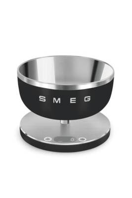 Smeg KSC01BLMWW Retro Siyah Tezgahüstü Dijital Mutfak Tartısı