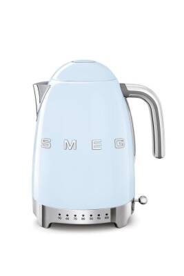 Smeg KLF04PBEU Retro Mavi Isı Ayarlı 2400 Watt 1.7 Litre Çelik Kettle