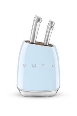 Smeg KBSF02PB Pastel Mavi Standlı Bıçak Set