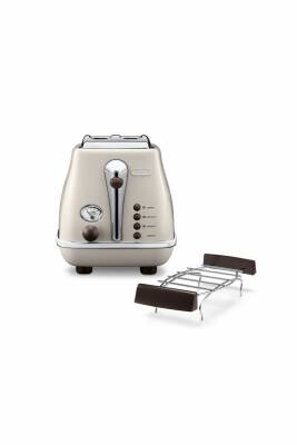 Delonghi CTOV 2103.BG Icona Vintage Krem Ekmek Kızartma Makinesi