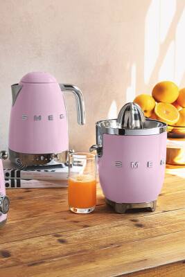 Smeg CJF01PKEU Retro Pembe Narenciye Sıkacağı