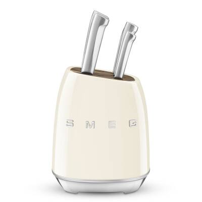 Smeg KBSF02CR  50's Style KBSF02 Krem Standlı Bıçak Seti