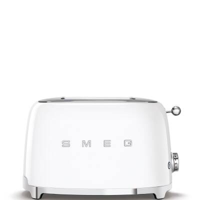Smeg TSF01WHEU Retro Beyaz 2X2 Slot Ekmek Kızartma Makinesi