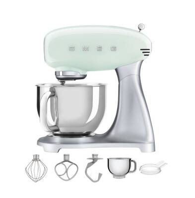 Smeg SMF02PGEU Retro Yeşil 800 Watt 4.8 Litre Stand Mikser