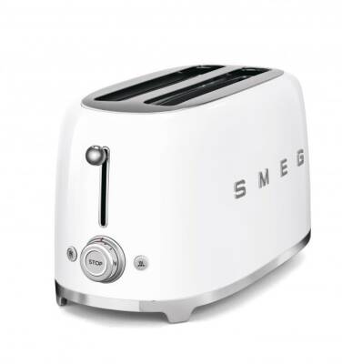 Smeg TSF02WHEU Beyaz 2x4 Slot Ekmek Kızartma Makinesi