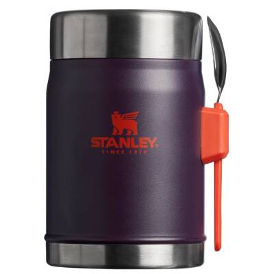 Stanley Classic Paslanmaz Çelik Mor Yemek Termosu Kaşıklı 0.40L