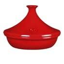Emile Henry 345632 32 cm Yuvarlak 5 Litre Kırmızı Tajin Güveç