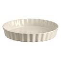 Emile Henry 26032 32 cm Yuvarlak Krem Tart Börek ve Flan Fırın Kabı