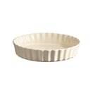 Emile Henry 26024 24 cm Yuvarlak Krem Tart ve Börek Fırın Kabı