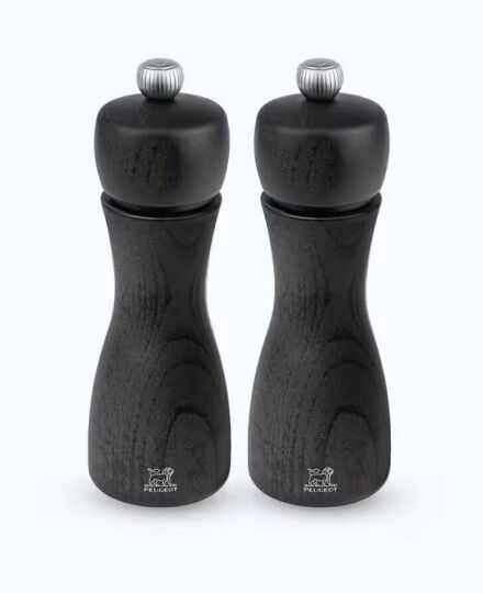 Peugeot 097SCR240925 Tahiti Graphite Tuz Ve Kara Biber Değirmeni 2’li Set 15 Cm