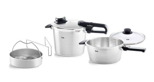 Fissler Vitavit Premium 3PRG Mat Gümüş 6 + 3.5 Litre Düdüklü Tencere