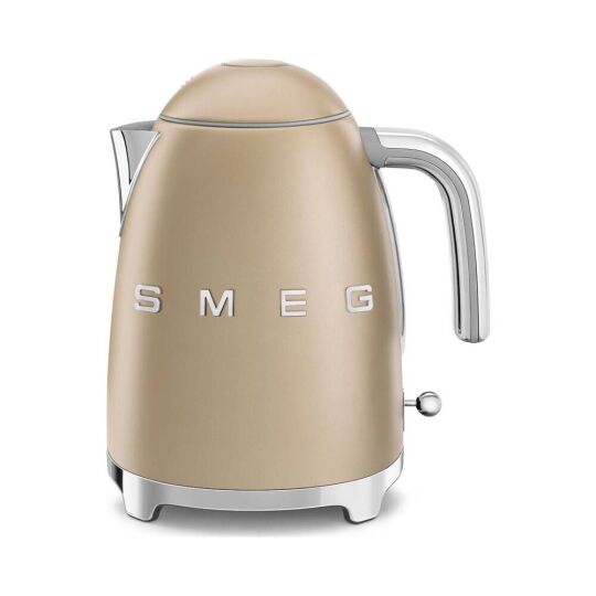Smeg KLF03CHMEU 2400 Watt 1.7 Litre Mat Gold Çelik Kettle