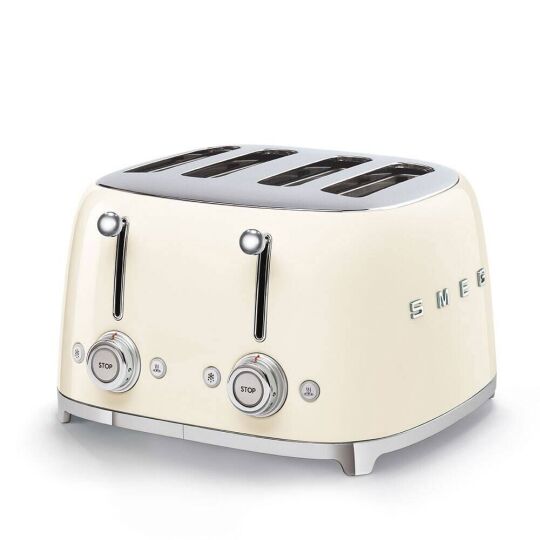 Smeg TSF03CREU Retro Krem 4x4 Slot Ekmek Kızartma Makinesi
