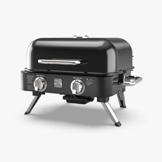 Kenmore KT-R40003-BK Gazlı 2 Ocaklı Masa Üstü Barbekü – Siyah