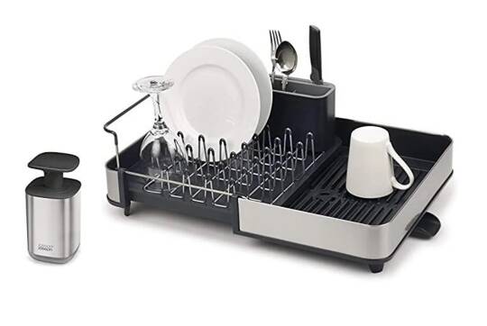Joseph Joseph 85189 Rethink Your Sink 2 Parça Bulaşıklık ve Sıvı Sabunluk Seti