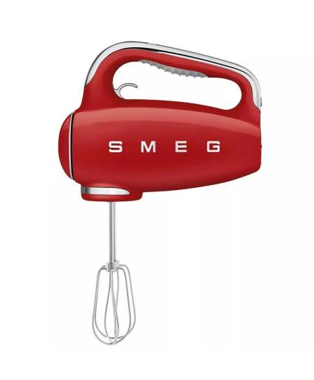Smeg HMF01RDEU 50's Style Retro Kırmızı 500 Watt El Mikseri